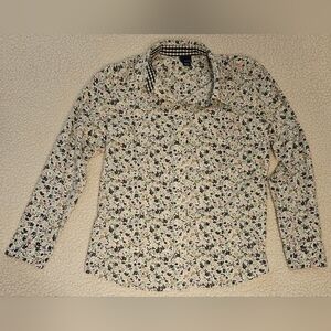 Floral Long Sleeve Women's Shirt